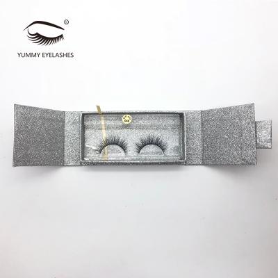 China Custom Eyelash Box Thick Eyelash Drawer Box False Eyelashes Packaging Box With Mirror And Light for sale