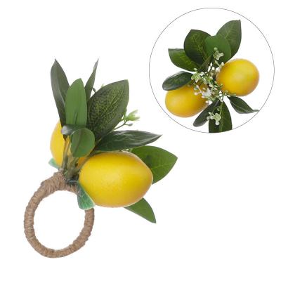 China White Floral Table Centerpiece Farmhouse Wedding Decor Summer Decor Faux Citrus Citrus Lemon Fresh Kitchen for sale