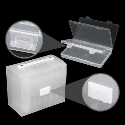 China Large Capacity Photo Organizer Storage Box Plastic Storage Boxes Organizer For Sale for sale