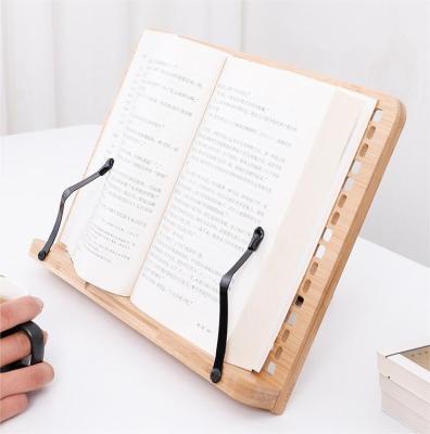 China Europe Top Selling Adjustable Wooden Book Stand Holder Book Stand for Kids and Adults Reading for sale