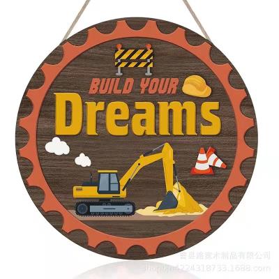 China Creative Europe Wooden Signboard Letter Festival Decoration for sale