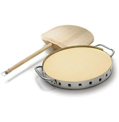 China Custom Stainless Steel Viable Non Stick To Cradle Oversized Handle Oven Spatula Pizza Handle Tray Baking Set for sale