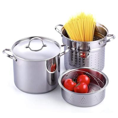 China Sustainable High Quality Stainless Steel Non Stick Cookware Sets Kitchen Cooking Pot for sale