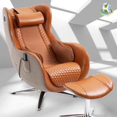 China Genuine Leather Body Recliner Sofa Chair Modern Relaxation Sofa Rotation Recliner Massage Chair Small for sale