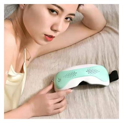 China 2021 comfortable new electric eye care dropshipping massager with heat compression 4d airbag massager portable smart vibration eye massager for sale