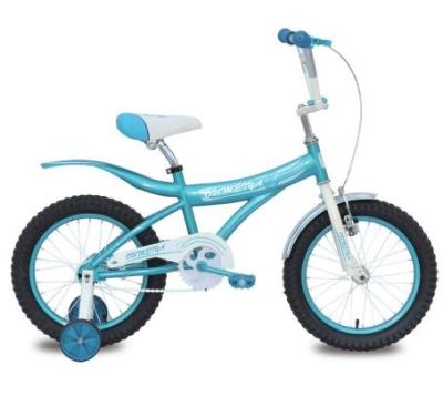 China Steel Colored Auxiliary Wheel 16 18 20 Inch Child Bicycle For 5-9 Years Old for sale