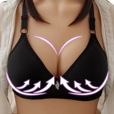 China Women's Viable Underwear Bra Lady Sexy Lingerie Underwear Single Wire Free Bralette Slightly Since C Cup Women Radio Push Up Bra for sale