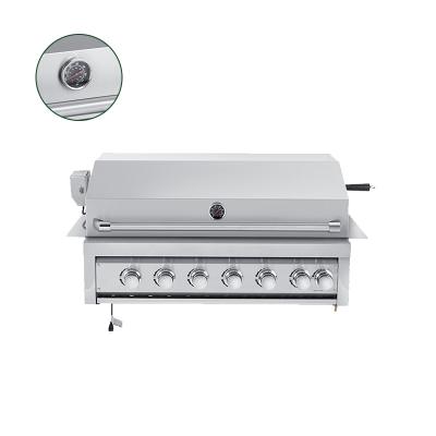 China Adjustable Height Family Household BBQ Commercial Outdoor Barbecue Gas Built In Grill for sale