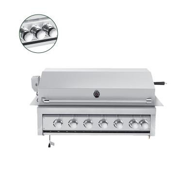 China Adjustable Height Professional Manufacturing Tabletop Smokeless Barbecue Outdoor Built In Gas BBQ Grill for sale