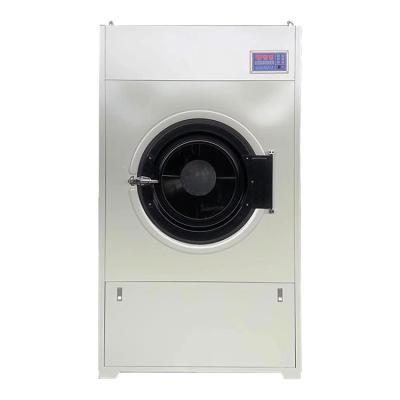 China 30kg capacity gas heating tumble dryer commercial hotel laundry electrical steam heating dryer en venta