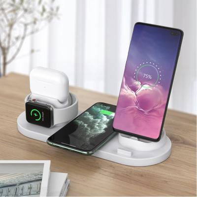 China For iPad/For iPhone/Tablet/Smart Phone Multi Wireless Charger For Apple Watch Charger Stand for sale