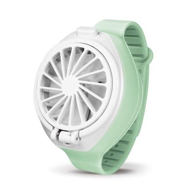 China Outdoor 3 Kinds Speed ​​Mini Portable USB Rechargeable Electric Watch Fan for sale