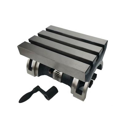 China Adjustable Cast Iron Angle Plate / Table For Milling And 7inch Auger 130*180MM for sale