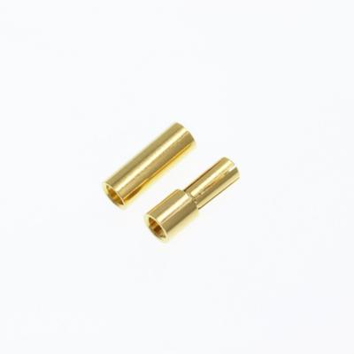 China Motor ESC RC Male and Battery ESC Automobile Connector 5.0MM 5.5mm Model Gold Plated Banana Plug for sale