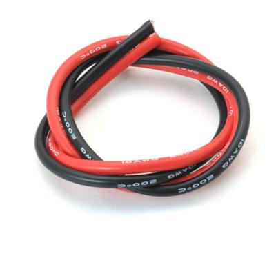 China High Temperature Resistant Silicone Battery Car Silicone Power Wire Gauge 200 Degrees A.W.G. 10 flexible cable for RC for sale