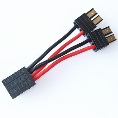 China Parallel Splitter 14AWG 100mm Silicone Wire Battery Connection of Y TRX Battery Connectors Adapter Cable Extension for RC for sale