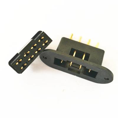 China Gold Plating Automotive Connectors 8 Pin Multiplexer Multiplexer Plug For RC LiPo Battery Roland UAV Fixed Wing Aircraft for sale