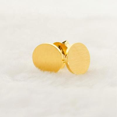 China FASHIONABLE Earring Stud Blanks Aretes Largos Acero Inoxidable Jewelry Blanks To Engrave Luxury Woman Earrings Non Tarnish Gold Jewelry for sale