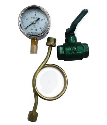 China Stainless Steel Gas Cylinder Capsule LPG Butane Propane Pressure Gauge for sale