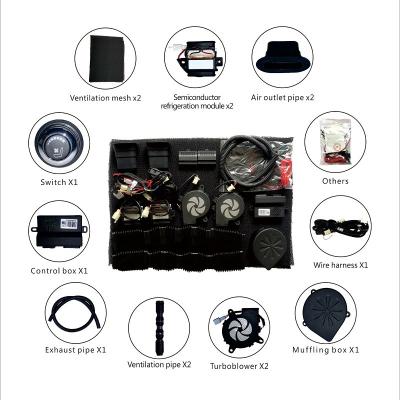 China Custom Sports Car Solid State Type Seat Cooler And Ventilation System for sale