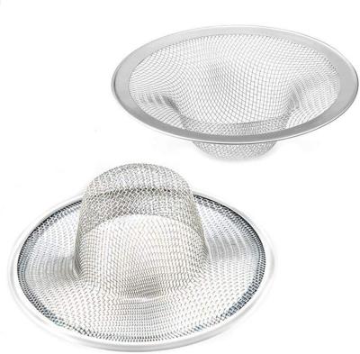 China Sustainable Heavy Duty Stainless Steel Feeding Basket Filter Trap Mesh Metal Punching Sink Strainer for sale