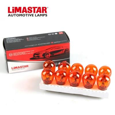 China Tail Light/Stop Light/Turn Signal Amber Fog Lights 12v Auto Miniature Tail Lamp Bulb S25 Lamp Limastar for sale