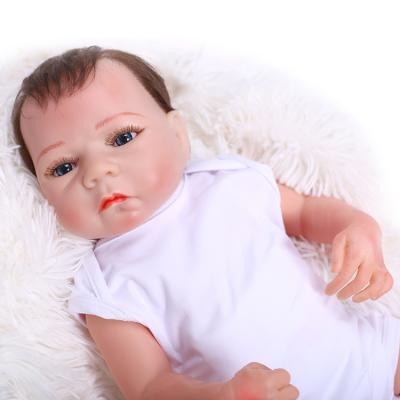 China Cartoon Toy 18inch Bebe Alive Newborn Vinyl Soft Reborn Doll For Kid Toy Doll for sale