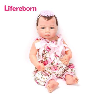 China Full Body Toy Lifereborn 18inch Cartoon Silicone Vinyl Doll Bebe Reborn Baby Doll Gift Newborn Doll for sale