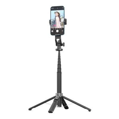 China Foldable New Portable Handheld Phone Tripod Stand With Detachable Wireless Remote Selfie Sticks for sale