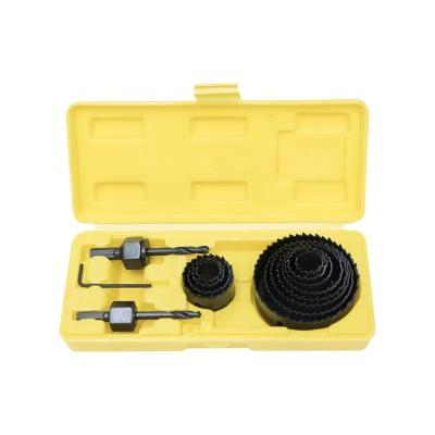 China 15PC High Carbon Steel Hole Saw Set Multifunctional  High Precision for sale