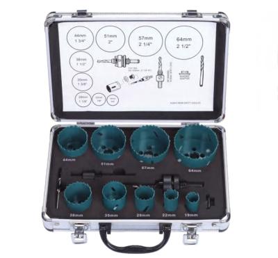 China Bi Metal 13 Pc Hole Saw Kit For Steel 38mm / 44mm  / 47mm Cutting Depth for sale