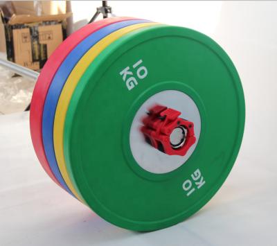 China Durable Commercial Custom Color Usage Logo Weight Bumper Weight Plate Rubber Bumper Plate for sale