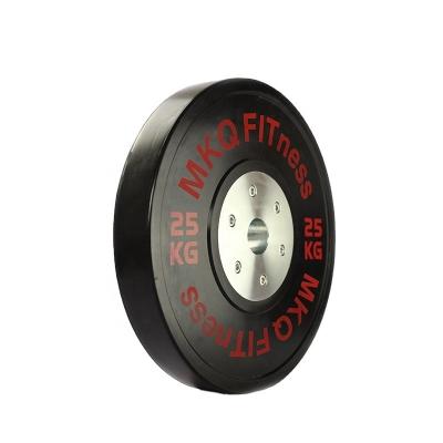 China Goods For Sale Commercial Fitness Use Weightlifting Customized Logo Competition Training Rubber Bumper Plates for sale