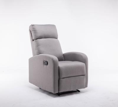 China KD Adjustable Living Room Furniture Manual Modern Sofa Fabric Recliner Single Sofa (Other) Chair for sale