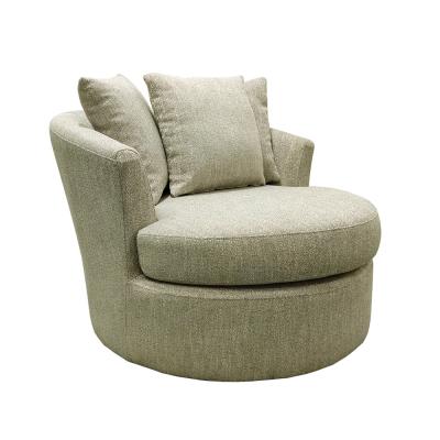 China (Others) New Modern Design Barrel Shape Adjustable Leisure Upholstered Fabric Leisure Sofa Sling Chair for sale