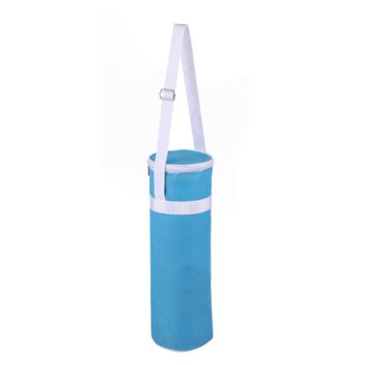 China Waterproof Customized Customized Long Strap Small Single Water Bottle Wine Thermal Insulated Cooler Bag for sale