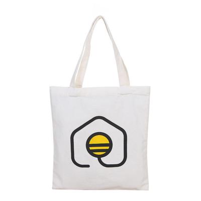 China Customized Portable Durable Reusable Washable Washable Logo Cotton Canvas Promotional Shopping Tote Bags for sale