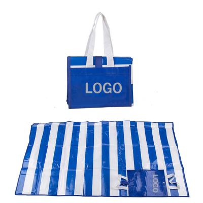 China Beach picnic china factory printing pp woven waterproof foldable laminated nonwoven beach picnic camping mat for sale