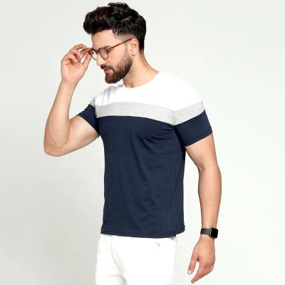 China Anti-wrinkle High Quality OEM Breathable 100 % Cotton 2021 Mens Slim Fit T Shirts Wholesale for sale