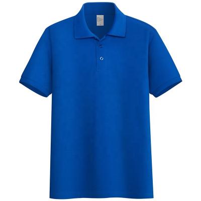 China 100 Percent Cotton Anti-wrinkle Men's Regular-Fit Pique Polo Shirts 2021 for sale