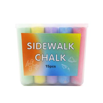 China Environmental Friendly Washable Dust Free Sidewalk Chalk For Outdoor Fun for sale