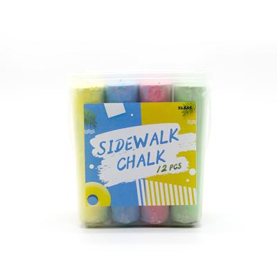 China Environmental friendly non-dusty and non-toxic coarse side chalk for kid for sale