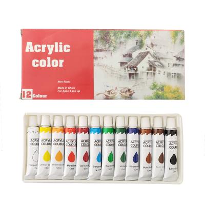 China kids children painting watercolor paint set 12ml*12 for sale