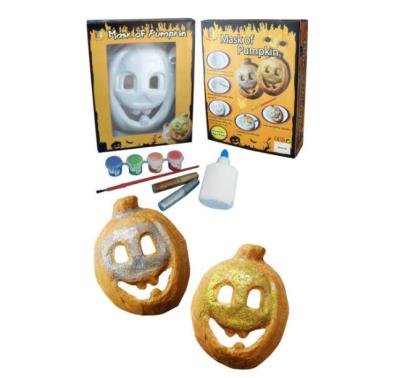 China PVC Kids DIY Painting Drawing Halloween Pumpkin Masks for sale