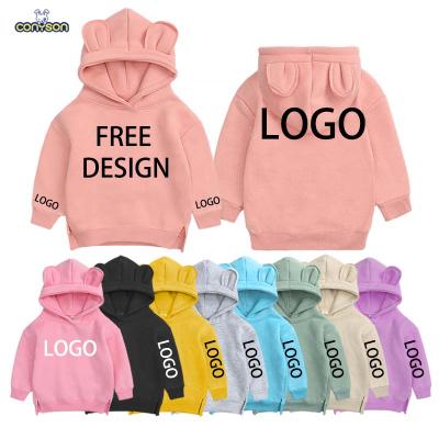 China Fashion Anti-Wrinkle Conyson Anti-Wrinkle Cotton Soft Winter Unisex Hoodies Wholesale Cute High Quality Solid Fashion Kids Clothing for sale