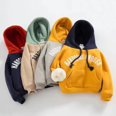 China Anti-wrinkle Anti-wrinkle fashion hot sale discount price new plus custom hot children's cashmere children's clothing boys Hoodies for sale