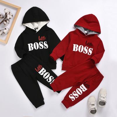 China New Foreign Trade Hot Anti-Static Anti-Static Suit Kids Clothing Sets Babies Clothes Long Sleeve Hooded Casual Tracksuit Suits Boys Clothes for sale