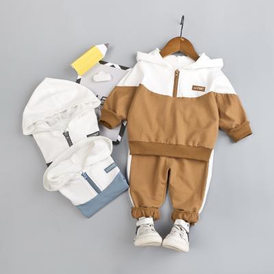 China New Boys Casual Baby Boy Sports Casual Hooded Tracksuits Costume Clothing Sets for sale