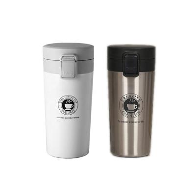 China Sustainable Quality Guaranteed Thermal Mug 380ml Stainless Steel Coffee Mug Warmer Custom Mugs With Lid for sale