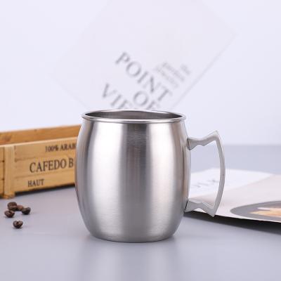 China Hongtai Drinkware 400ml Sustainable Stainless Steel Mugs Custom Wine Mug With Copper Coating for sale